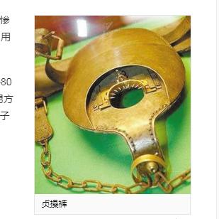 罗马女人的贞操保甲与清洁工人的智能手环