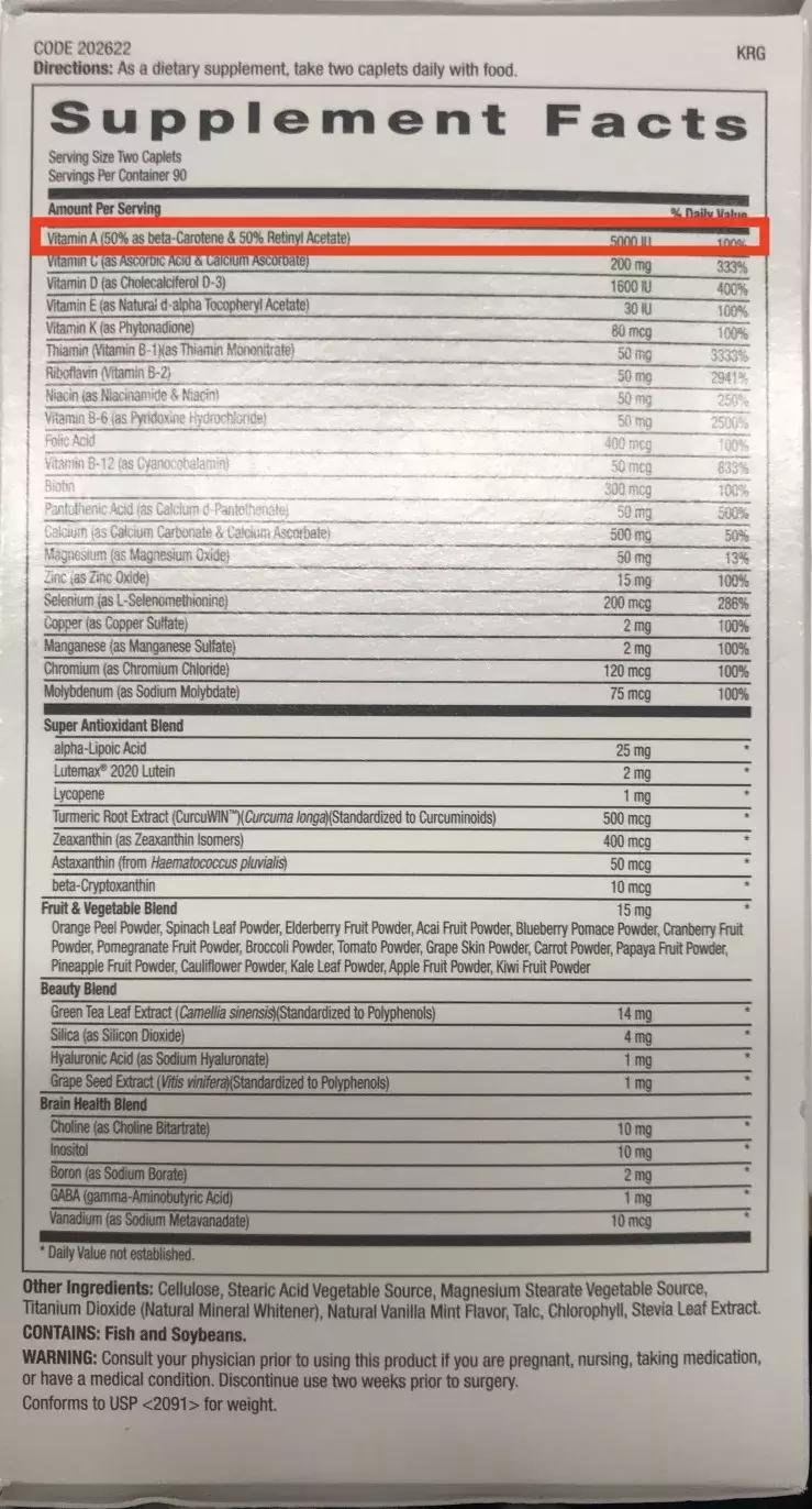 一天吃一粒复合维生素好吗,男士复合维生素每日吃几粒