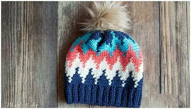 可爱毛线帽子儿童,最简单时尚的毛线帽子