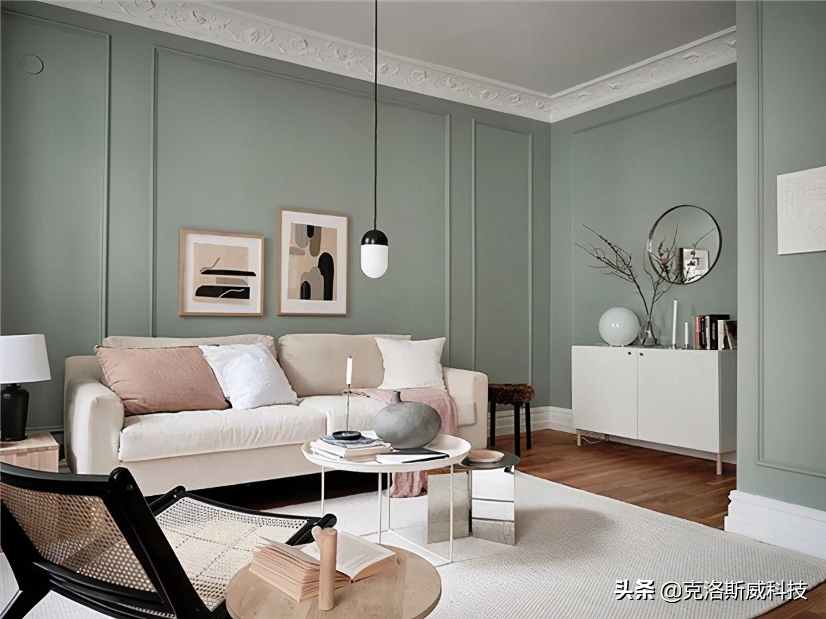 莫兰迪色高级绿,莫兰迪绿美式复古