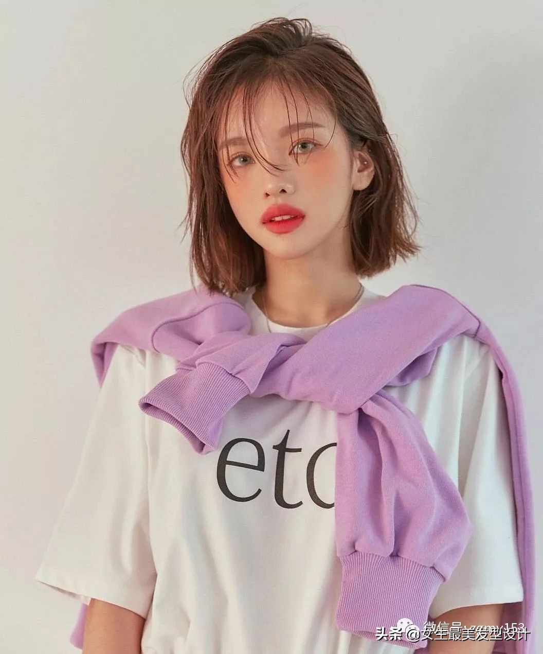 少女心爆棚的中短发,学生党能扎起来的短发推荐
