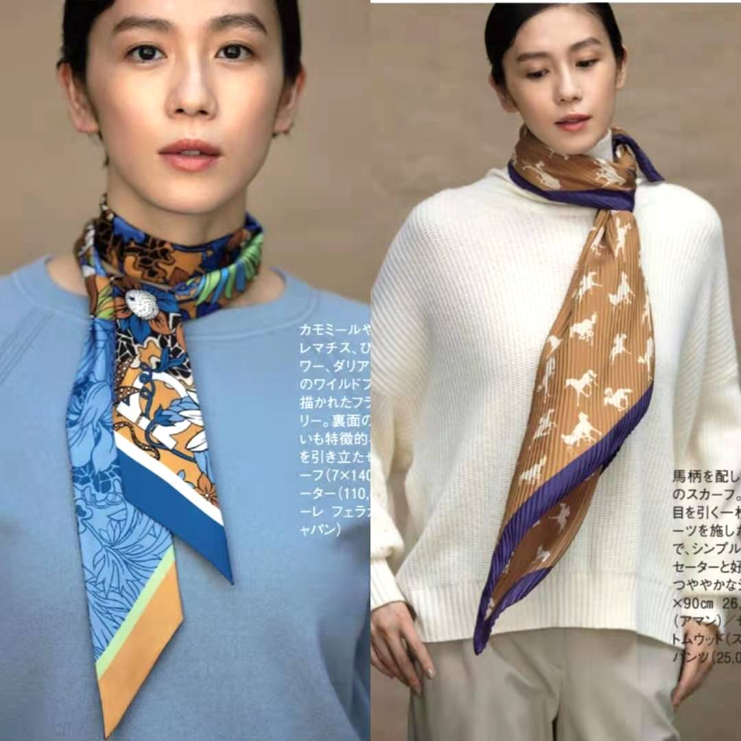 为什么女人就算不买包包，也要有“丝巾”？优雅上档次还超实用