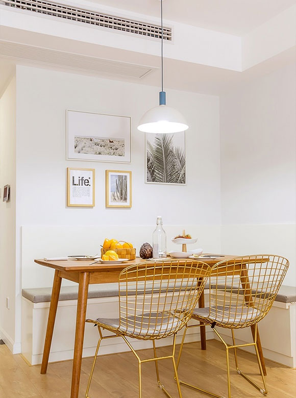 圆卡座式餐厅装修,卡座餐厅设计能装出高级感吗