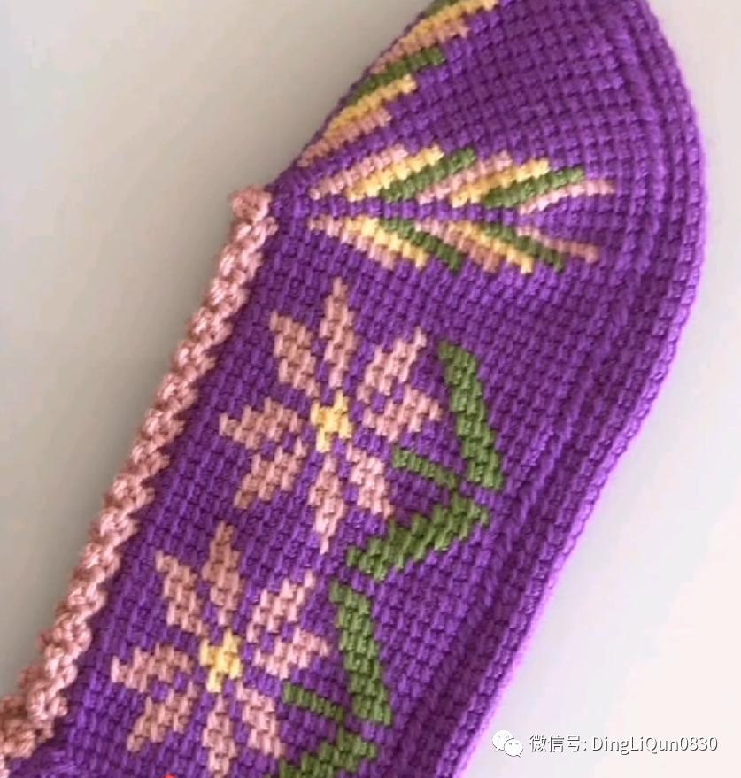 波西米亚风手工编织鞋子,针织作品50款