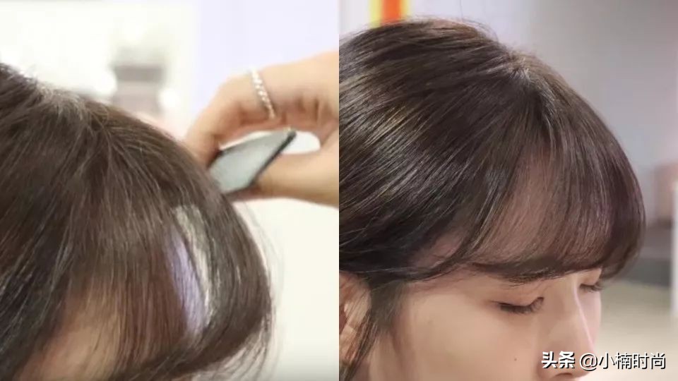 空气刘海该怎么秒变八字刘海,韩式氧气刘海