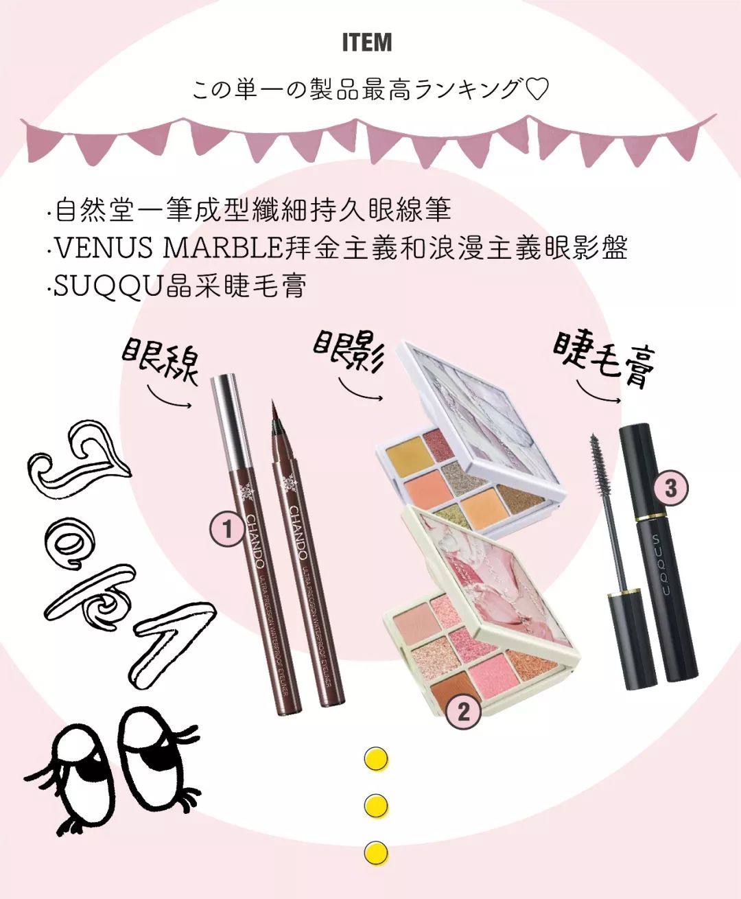 要打造的妆容千千万，花心的我一直回购的是它们