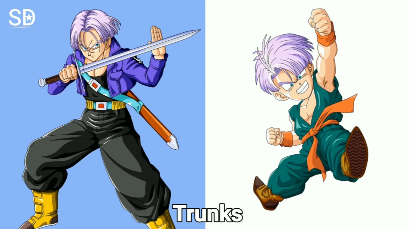 龙珠人物成年、童年对比图：萌娃悟空和悟饭！反派团个个是沙雕