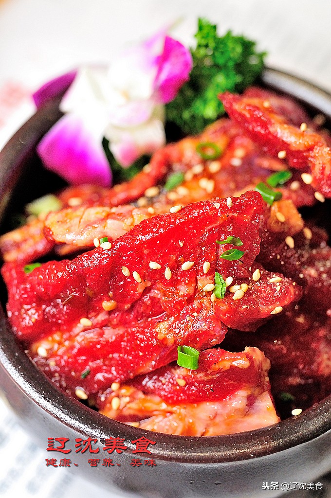 老东北美食烤牛肉,小铝盆烤牛肉沈阳