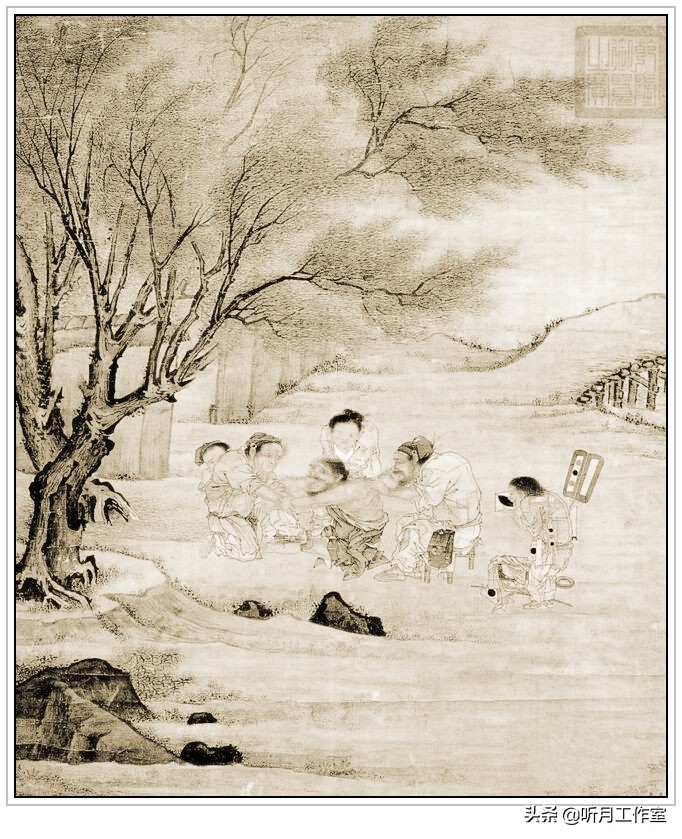 宋代画家李唐的画,南宋绘画四大家人物画