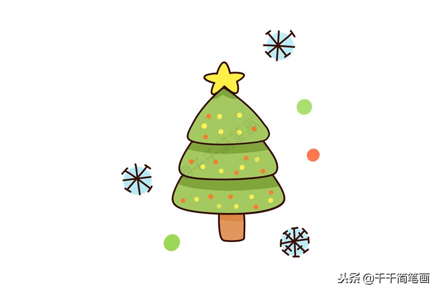 圣诞节简笔画教程图片大全,圣诞节简笔画大全简单又漂亮