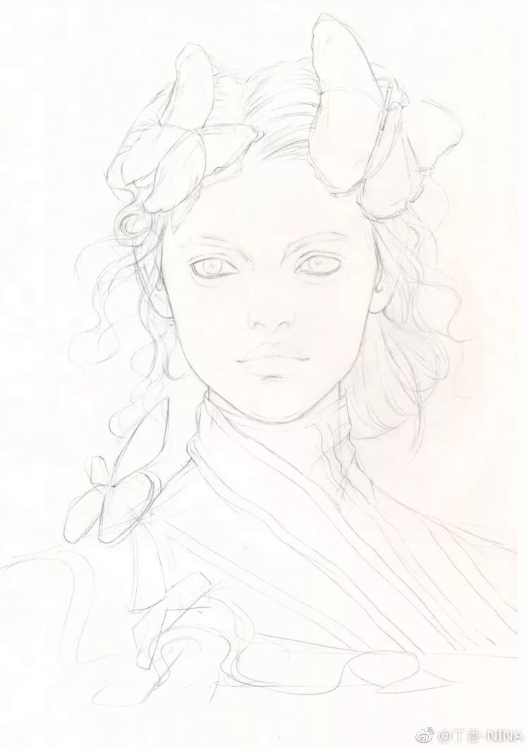 礼服怎么画好看仙气用彩铅,马克笔和彩铅裙子上色教程