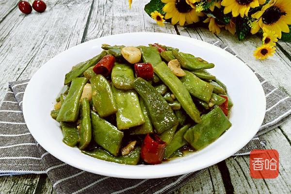 麻辣四季豆的家常做法,红烧麻辣四季豆五花肉