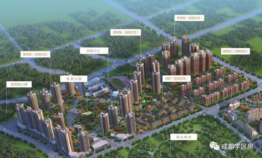 天府新区私立小学招生简章,天府新区第六小学对应初中