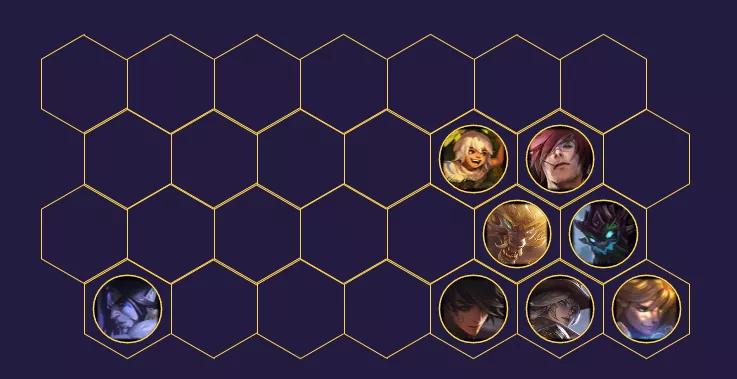 s4云顶6斗士阵容,云顶s4阵容森林