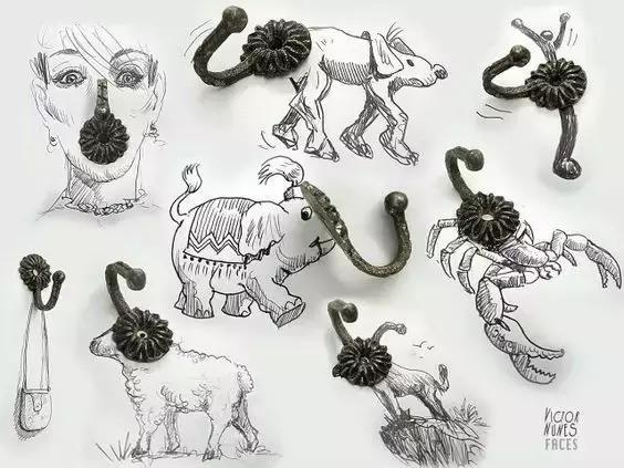 精美创意插画100幅无水印,彩铅小插画500例临摹