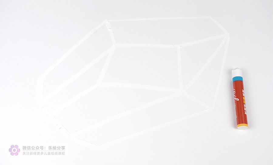 儿童画创意美术圆形构图,7-12岁儿童美术创意画宝石