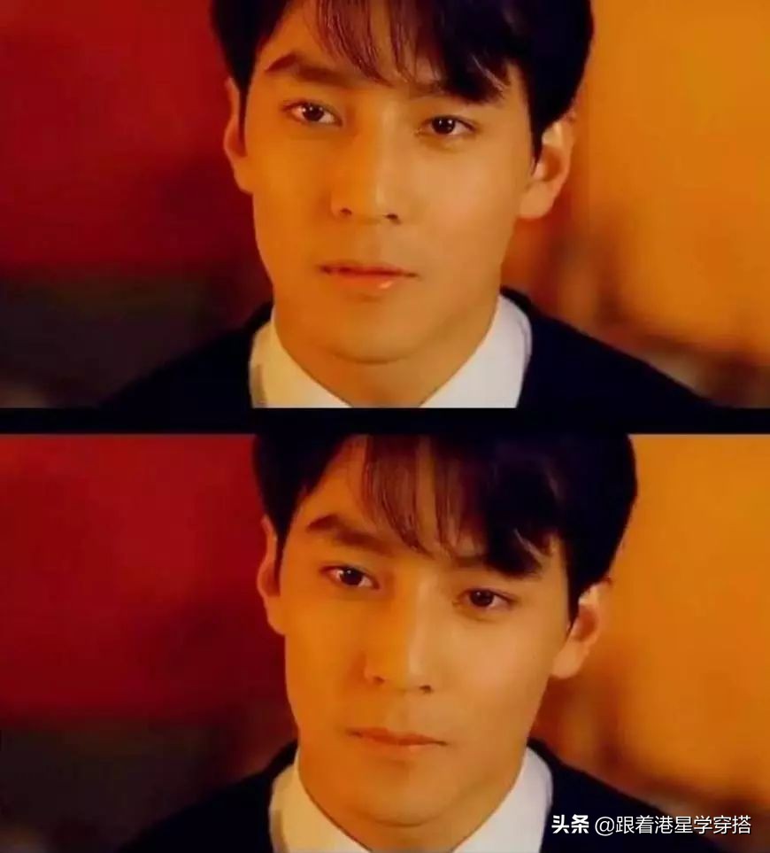 黎明原振侠西装,黎明原振侠穿搭黑皮衣