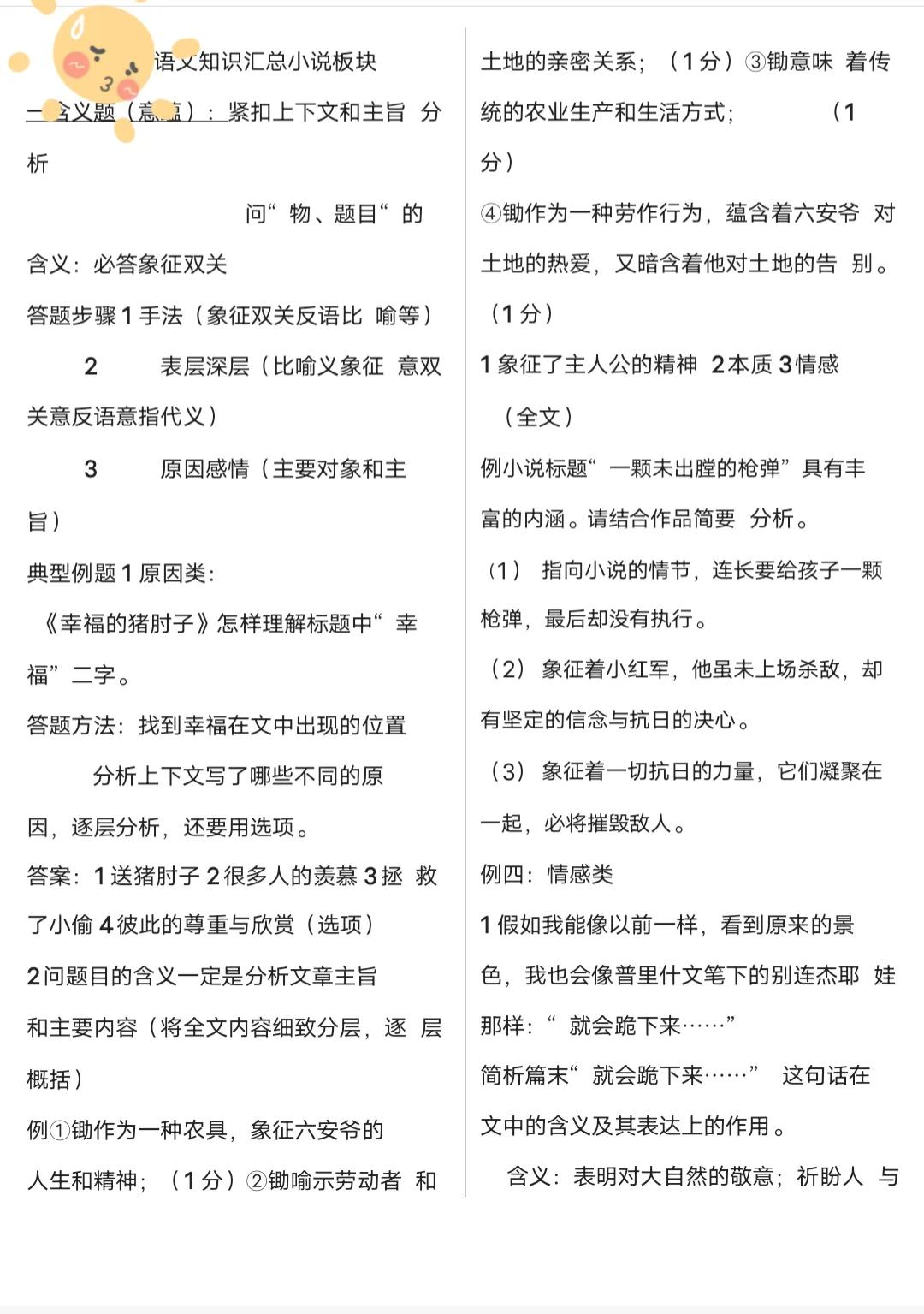 衡水中学高考复习语文资料,高考衡水语文知识点全集