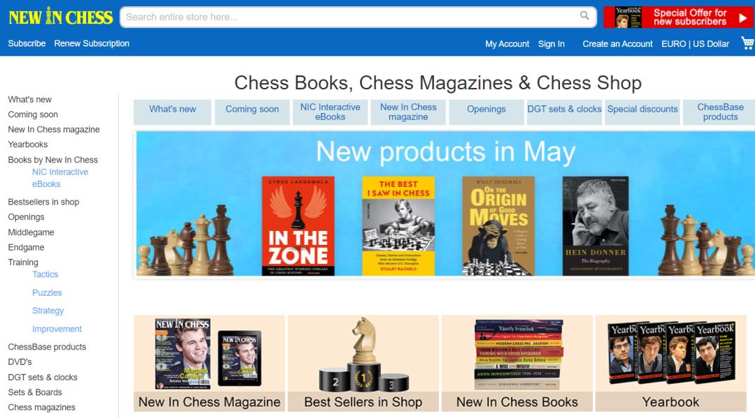 国际象棋界常用的那些网站