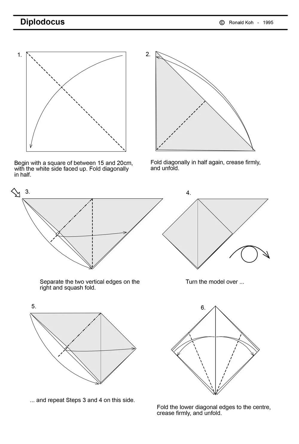 前天还有高高的恐龙诶，来折梁龙吧