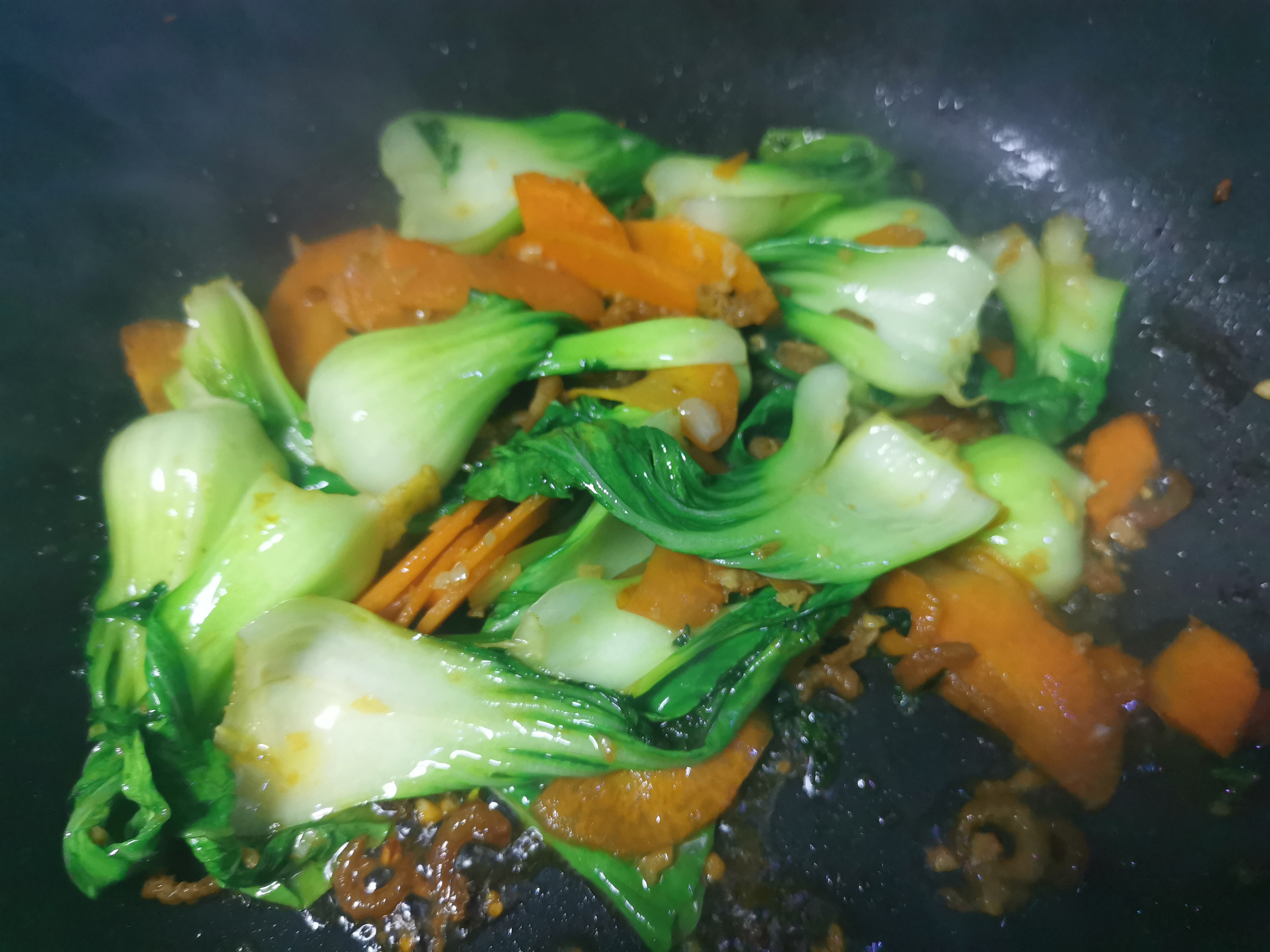 天冷最爱吃下饭菜,冬天特别爱吃的油菜尖