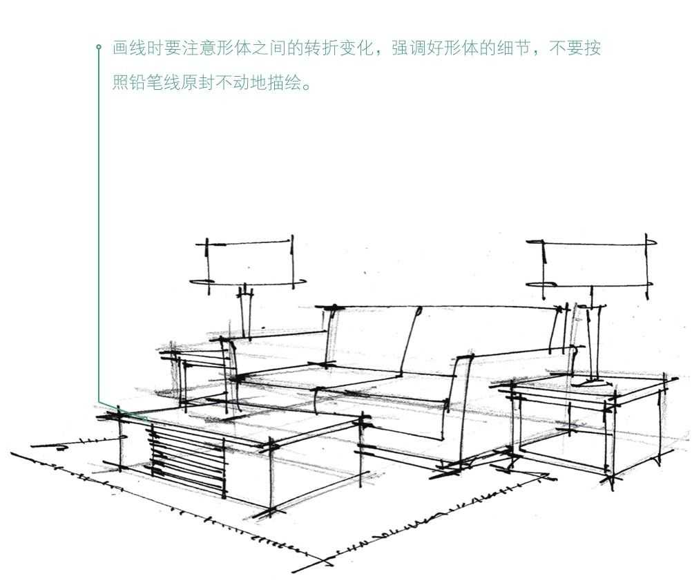 速写家具怎么画好,宜家家具速写