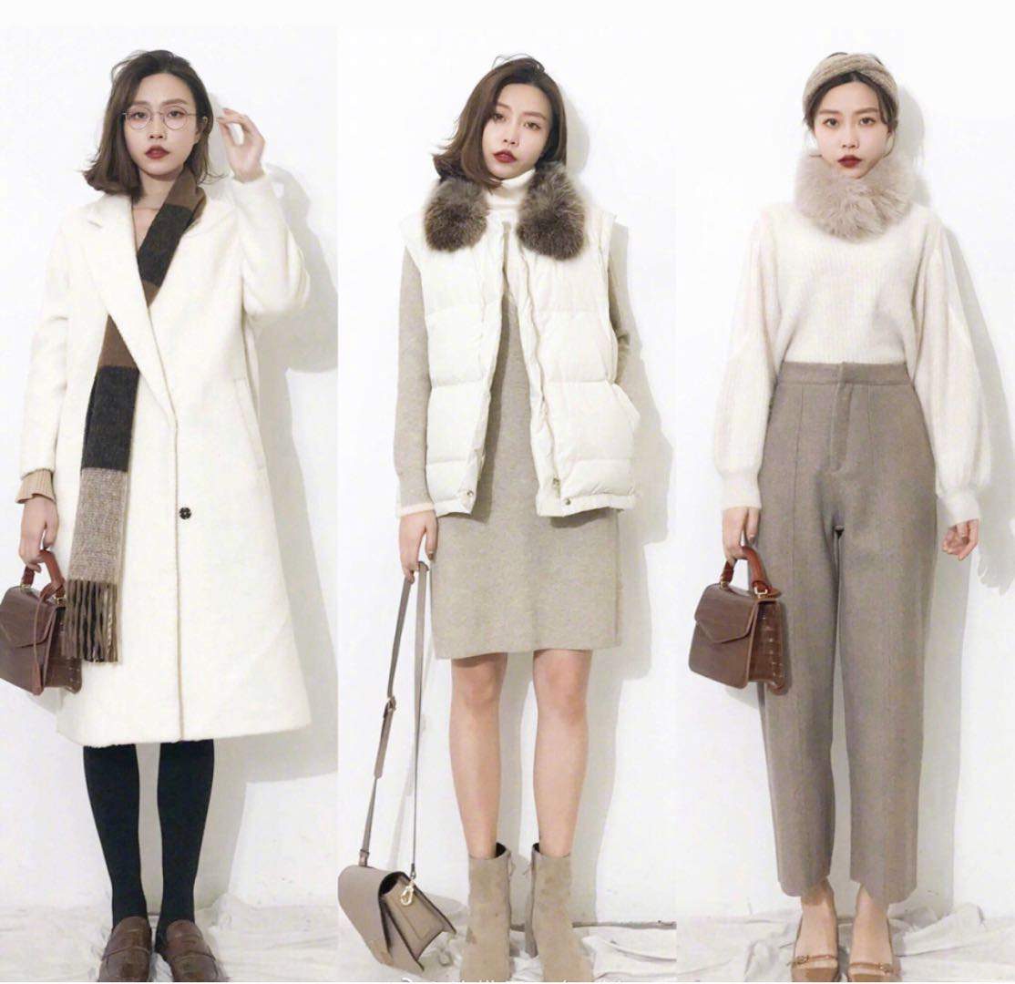 简约高级时髦的秋冬穿搭,秋冬极简风穿搭好看又日常