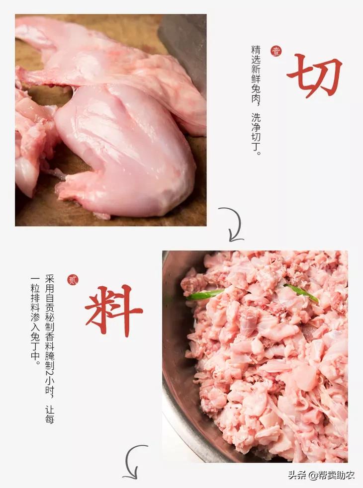 麻辣味自贡冷吃兔,地道川味麻辣冷吃兔