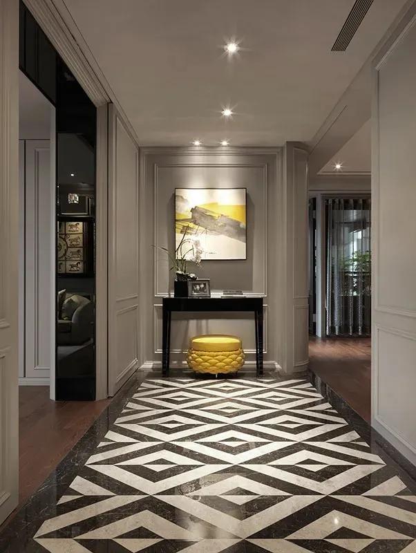 大理石水刀拼花现代,大理石水刀拼花现代风格效果