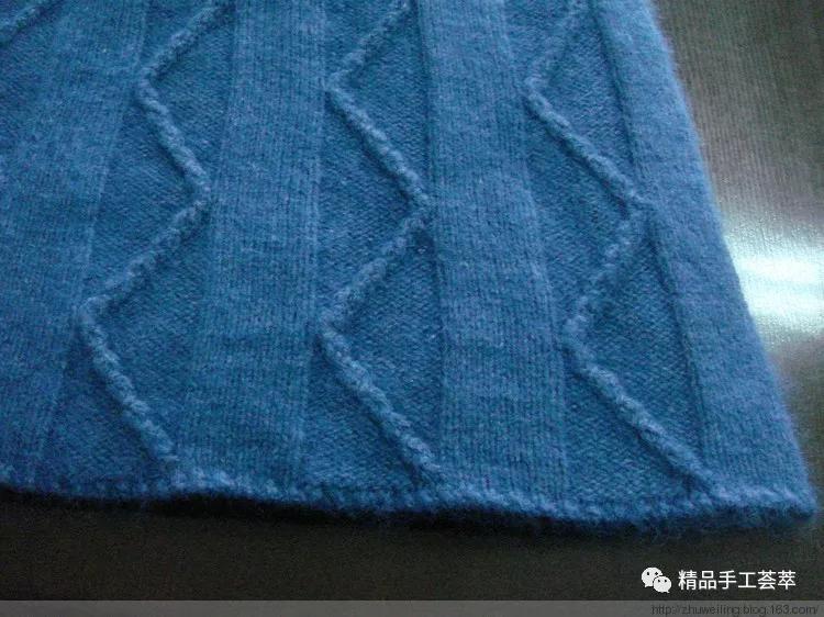 女款长毛衣的织法,圆肩衣的织法教程