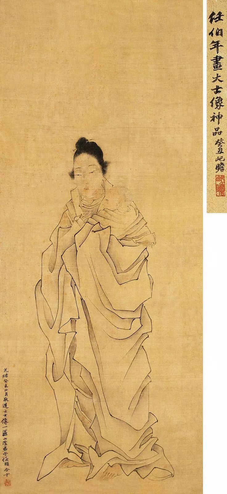 任伯年的经典高清花鸟画作品 (任伯年人物画高清图)