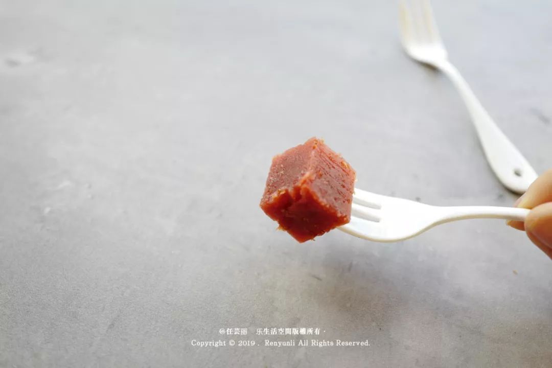 无水糕点,冬天里的山楂糕