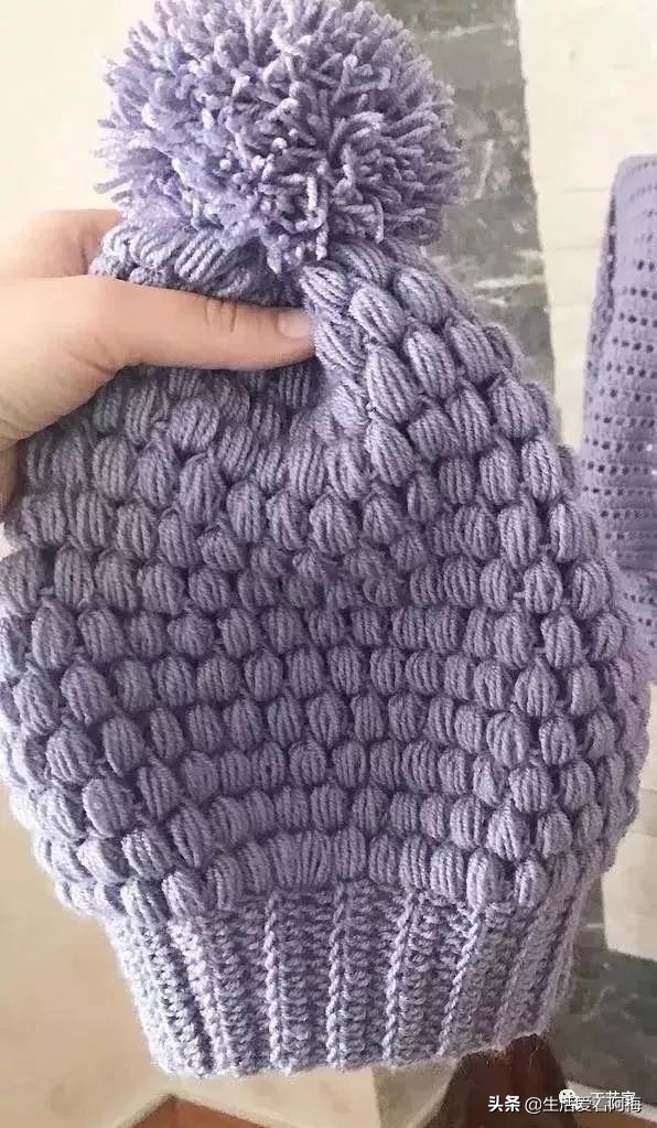 毛线编织有帽沿的冬帽,最新款毛线帽子编织教程日系帽