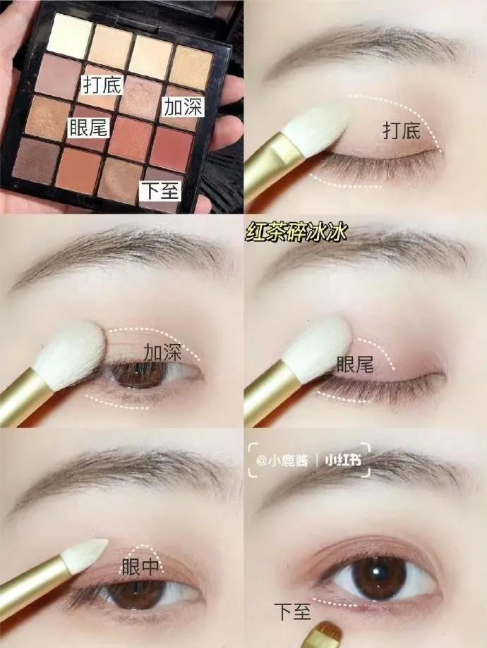 nyx眼影盘搭棕色衣服,nyx眼妆浓颜