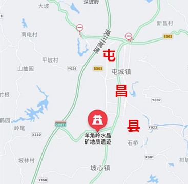 屯昌羊角岭水晶矿现在还能去吗,海南水晶矿遗址