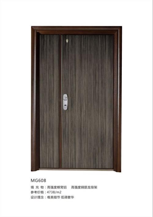 猪年精品：核桃智能锁匹配CEI铸铝钢木装甲门很受高端消费者喜欢