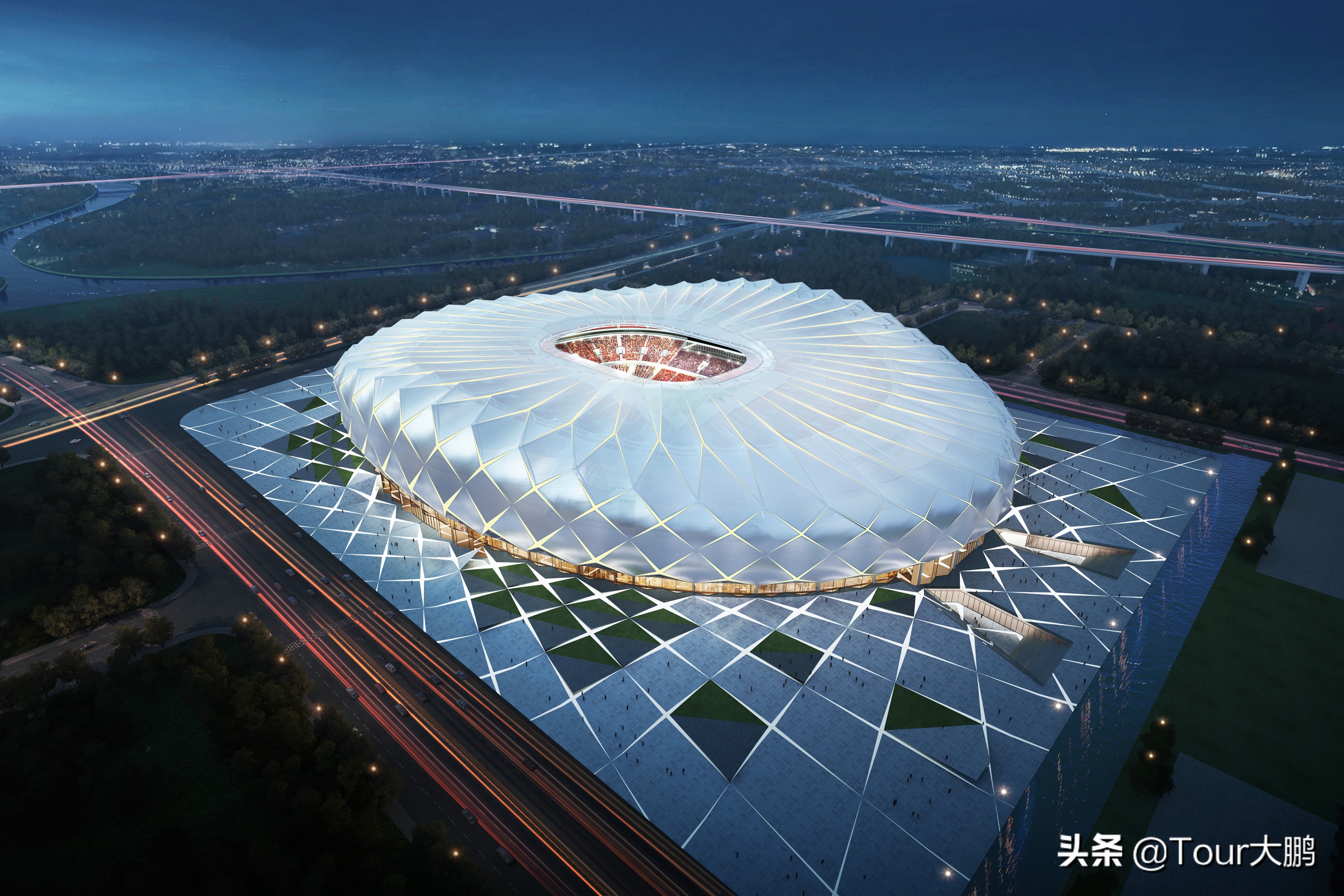 恒大新球场有多厉害,广州恒大新球场概念图