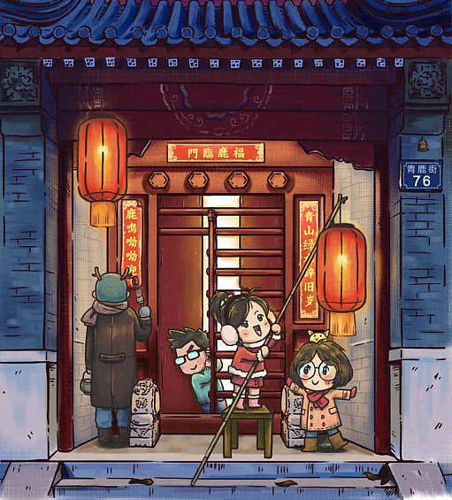 学校教室挂灯笼,挂灯笼视频学校