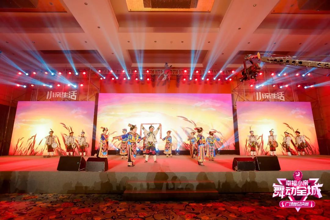 春晚广场舞比赛,大家一起来广场舞比赛第一名