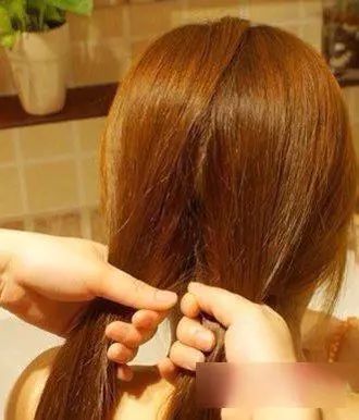 超简单鱼尾辫教程,手把手教你鱼尾辫