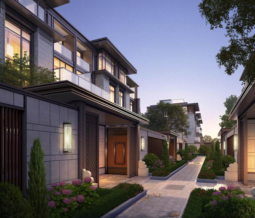 豪宅属性,规划逻辑景观高利用,地块和肌理,底TOWN户型