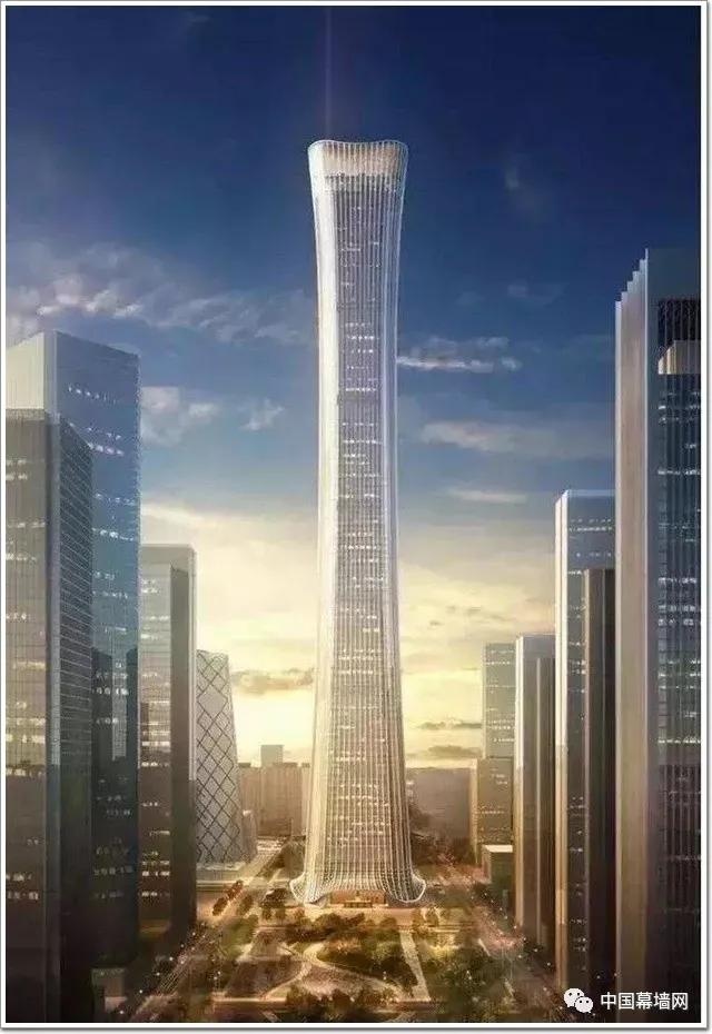 超级幕墙工程,中国尊幕墙设计