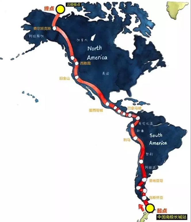地球从南极到北极环绕一圈,地球跑一圈