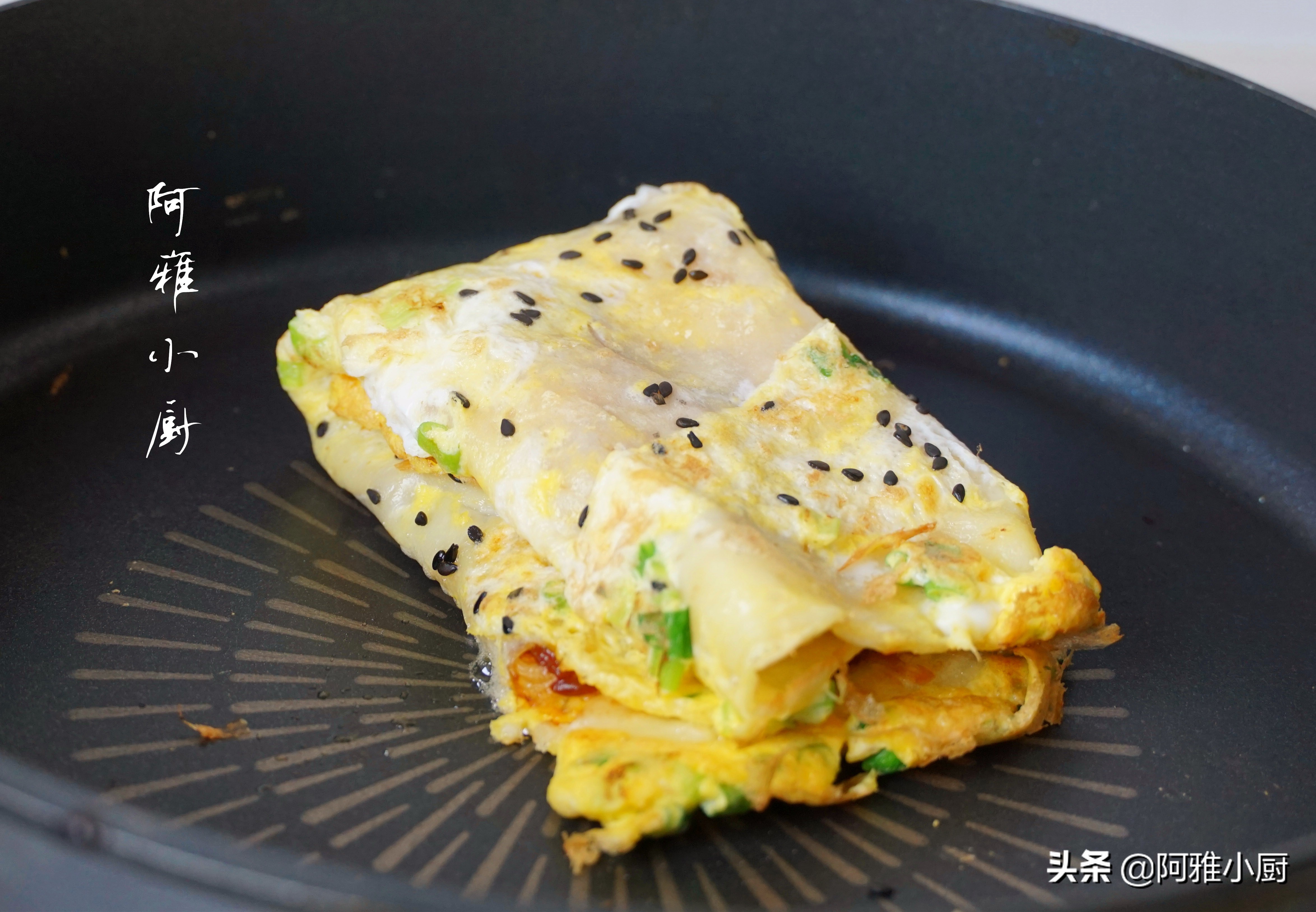 早餐不出门,10分钟吃上自制煎饼果子,老公吃了连连称赞,超简单