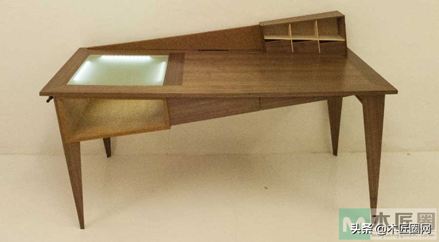 家具设计书桌设计,设计新颖的实木书桌