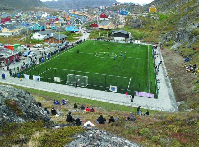 小国足球世界排名,格陵兰岛足球队分布图