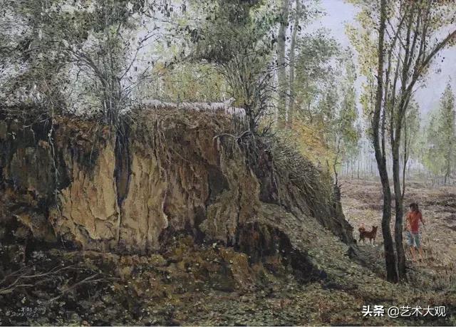 张冬峰油画风景作品欣赏,油画大师张晓刚