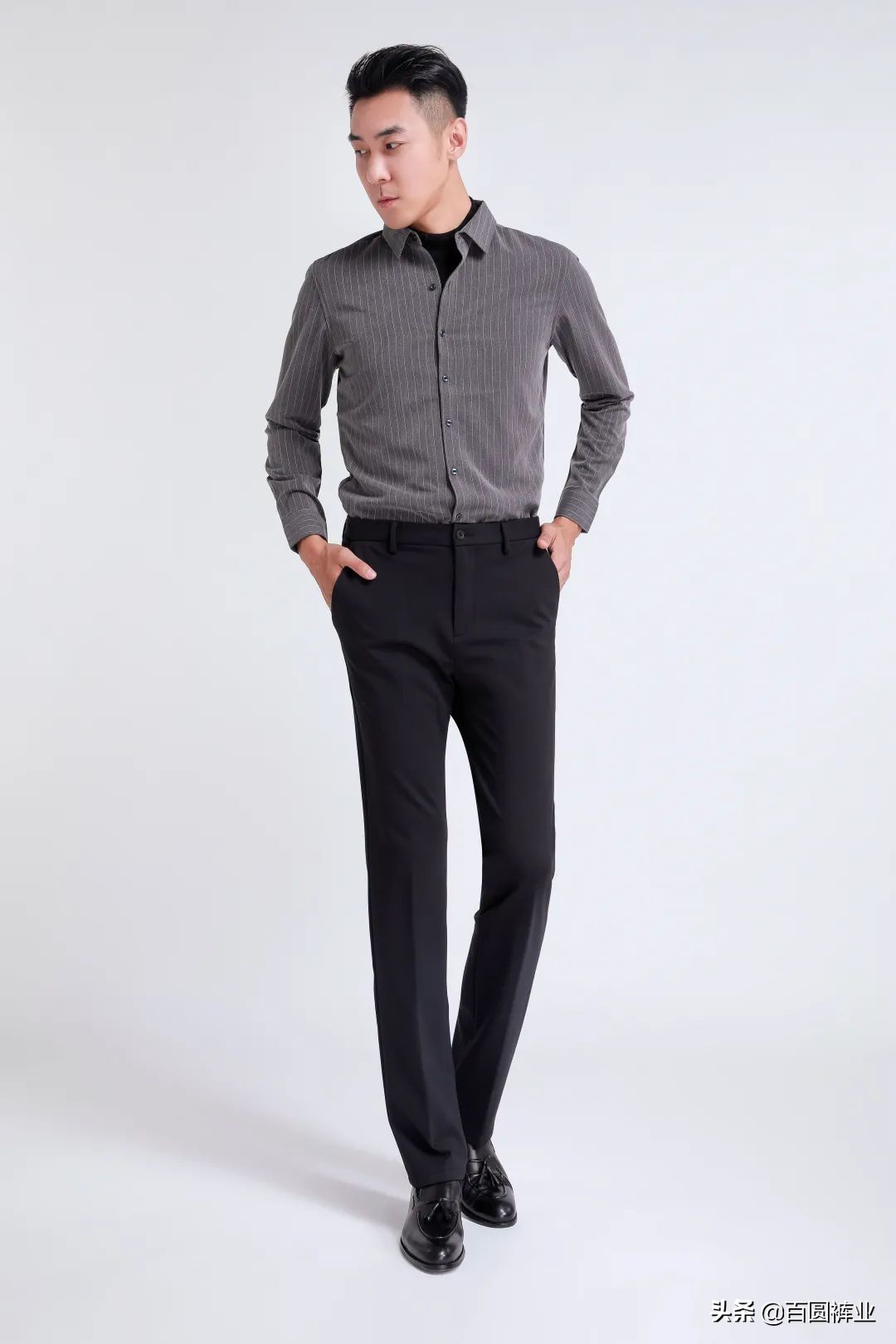 百圆裤业冬季裤子图片,百圆裤业格子裤冬款