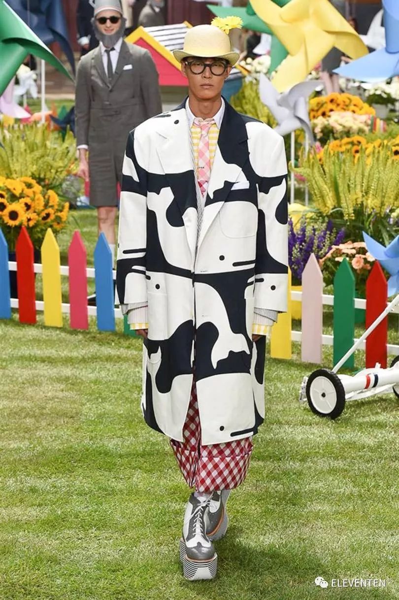 thombrowne2018男装,ThomBrowne2018春夏男装闭场造型