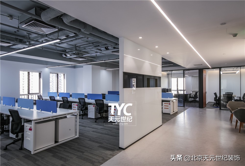 海淀国际化办公室装修设计案例,宝山创意办公室装修设计案例